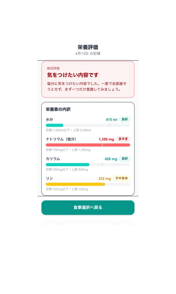 透析食事チェックアプリを開発しました|看護師の経験から生まれた食事管理サポートツール - 画像6